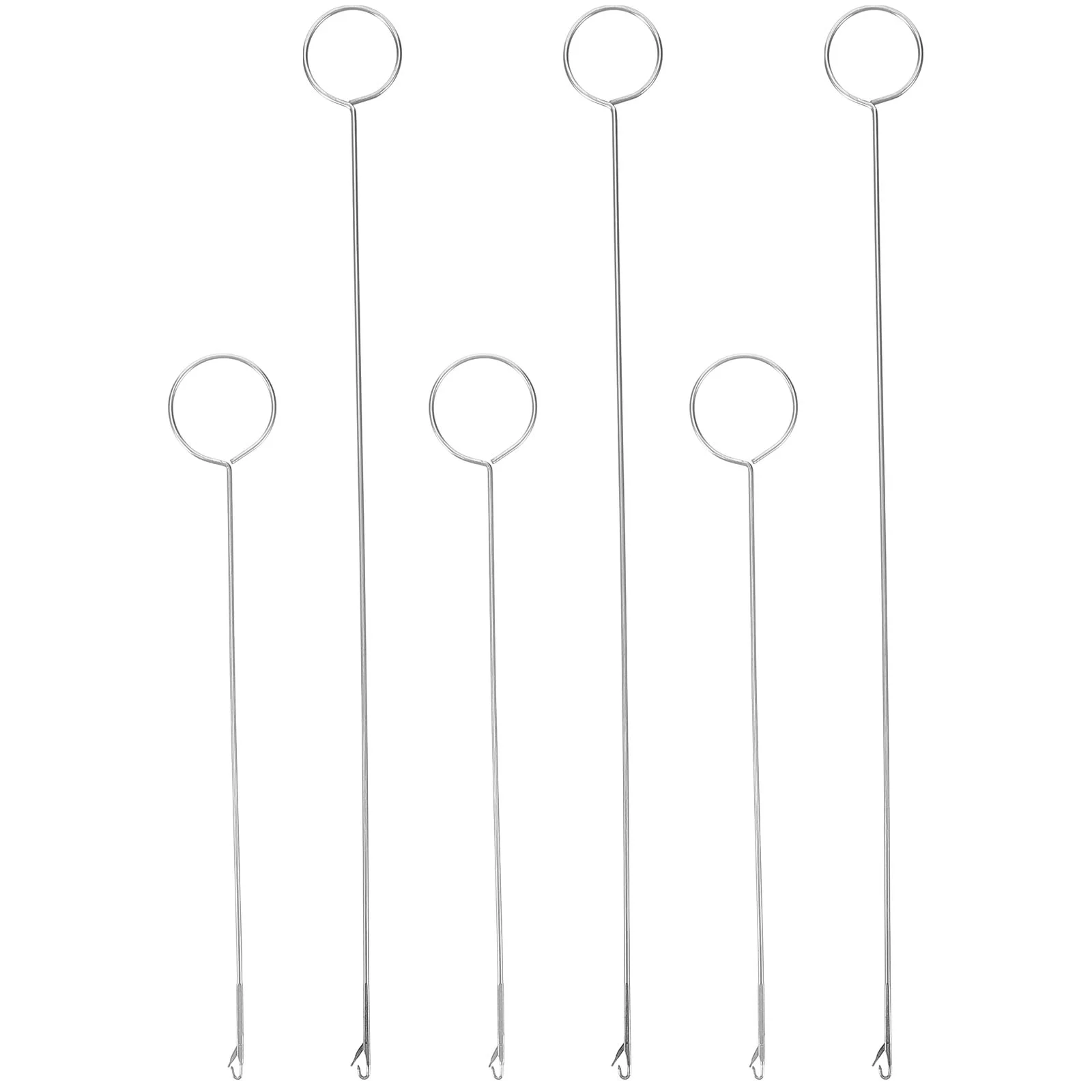 6 шт. крючок для вязания крючком игла плетения длинные крючки волос шапка набор