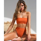 Женский комплект бикини с высокой талией из 2 предметов, сексуальный купальник из двух предметов, купальник, женский купальный костюм, оптовая продажа