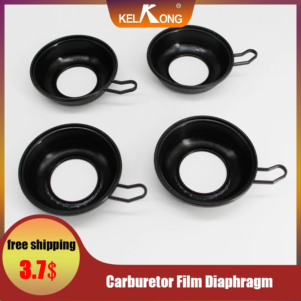 

KELKONG 4 PCS Carburetor Film Diaphragm Motorcycle Parts For Honda CBR250 CB400 VTEC I II III CB-1 CBR400 NC29 CBR29