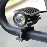 60w 6000lm motorcycle auxiliary lights 60w 6000k led spot lights running lights fog lights with adjustable mounting brackets