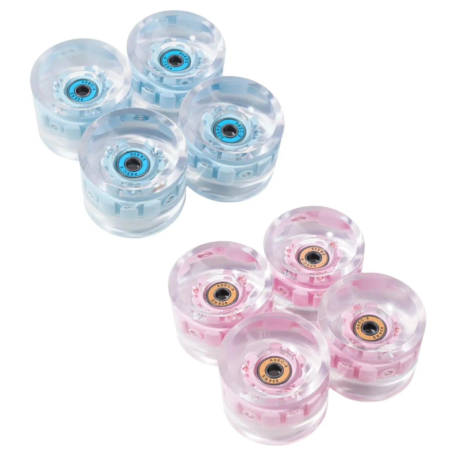 

Skateboard Wheels 78A Hardness with LED Light Luminous Replacement Roller Skate