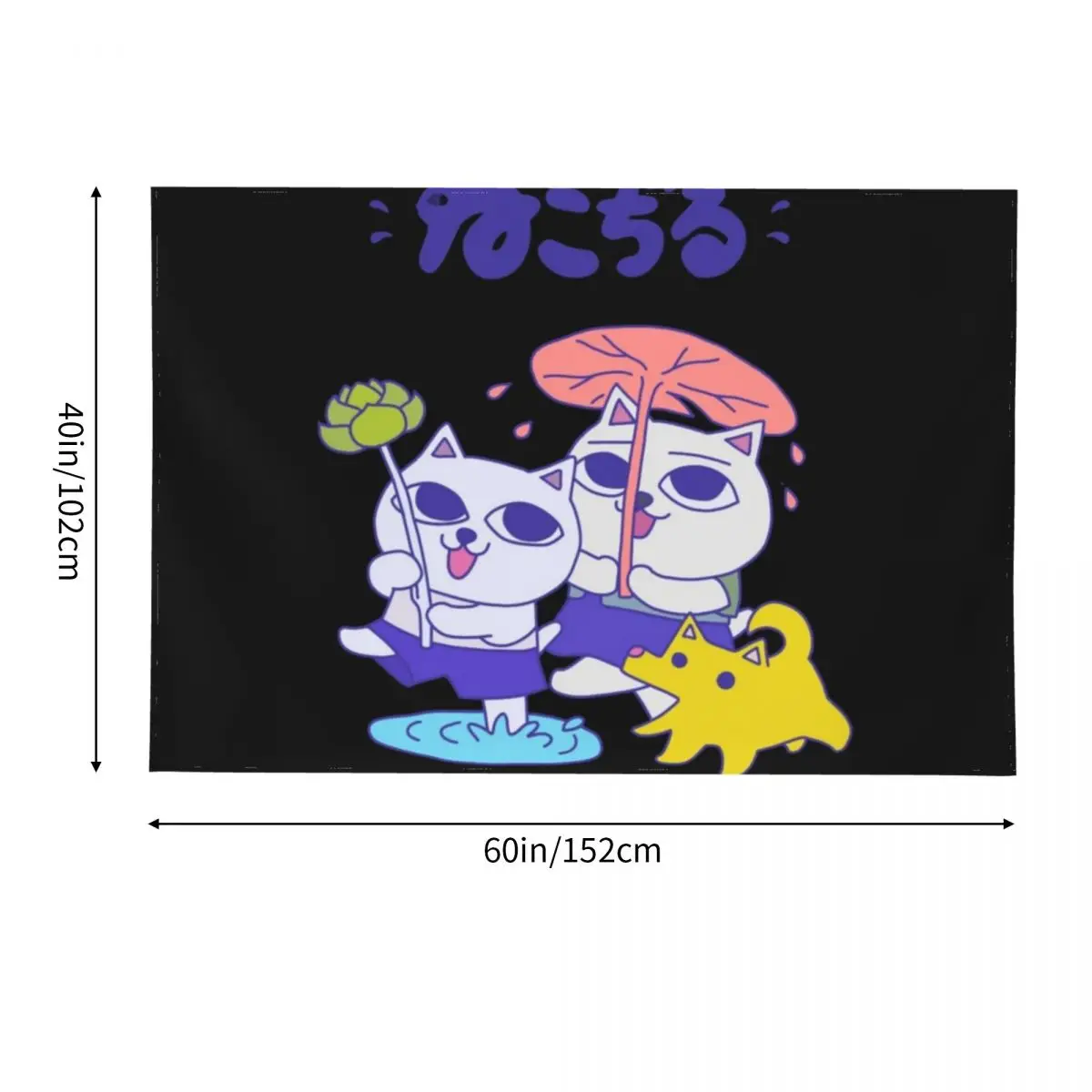 Nekojiru Udon гобелен настенный декор милый комнаты для девочек