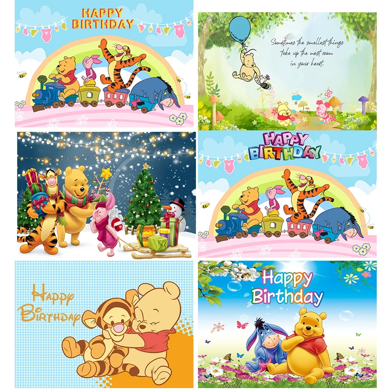 Фон для фотографий Винни-Пух 1 комплект
