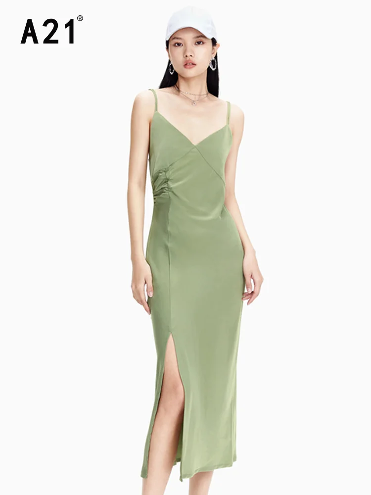 

A21 Elegant Summer Maxi Dresses for Women 2022 Long Female Robe Sexy Outfits Bodycon Midi Casual Korean Style Party Black Dress