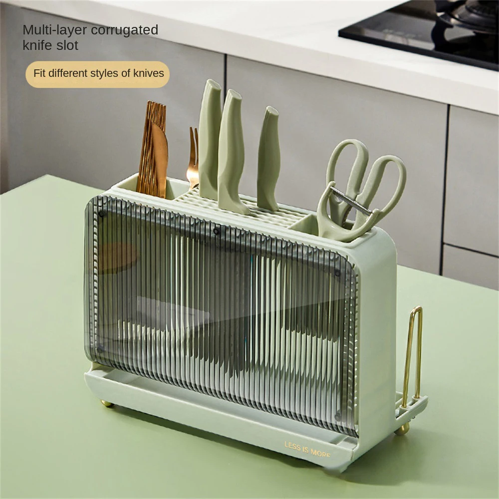 

Storage Tool Holder Household Supplies Multi-layer Corrugated Knife Groove Multi-functional Disassembled Kitchen Accessories