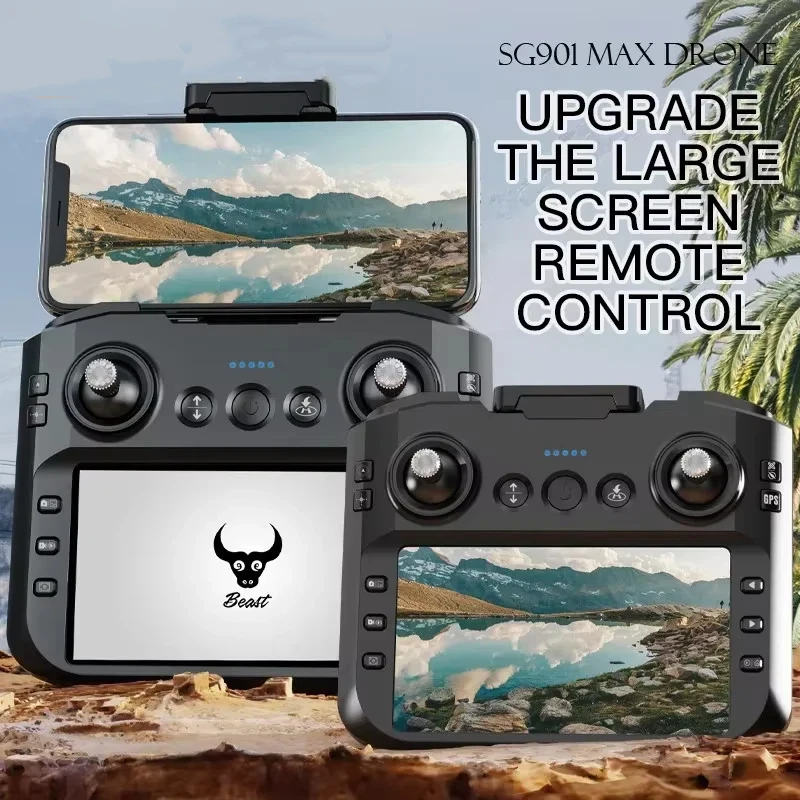 Фото Дрон Xiaomi SG901 MAX с GPS, профессиональный, 8K, с функцией обхода препятствий, пультом управления с большим экраном, складной, с бесщеточным двигателем. №3