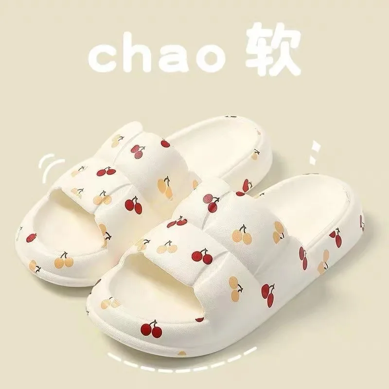 Soft-soled Slippers Women Wear Fashion Beach Outdoor Flip-flop Beach Shoes Cute One Word Indoor Home Slippers Summer Sandals