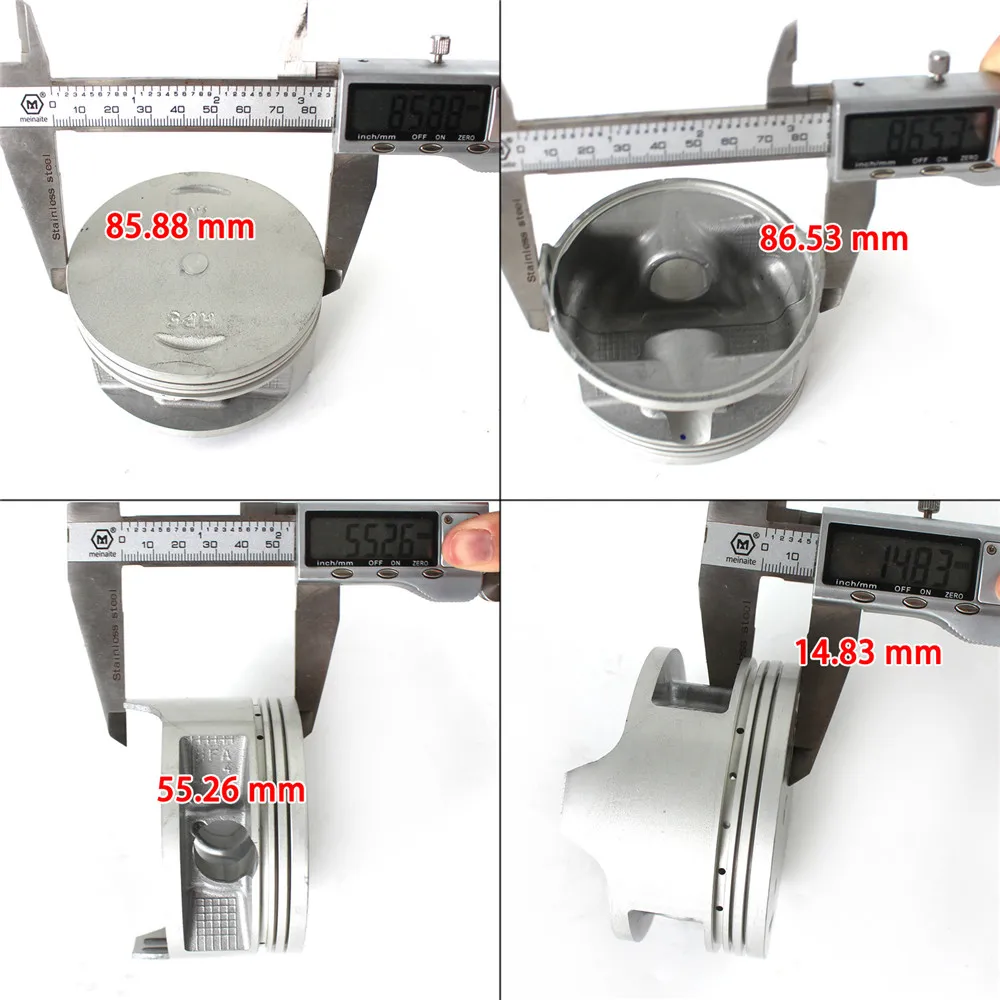 Мотоциклы 86 5 мм поршневые кольца цилиндра Комплект прокладок для Honda Rancher TRX420 FE FM