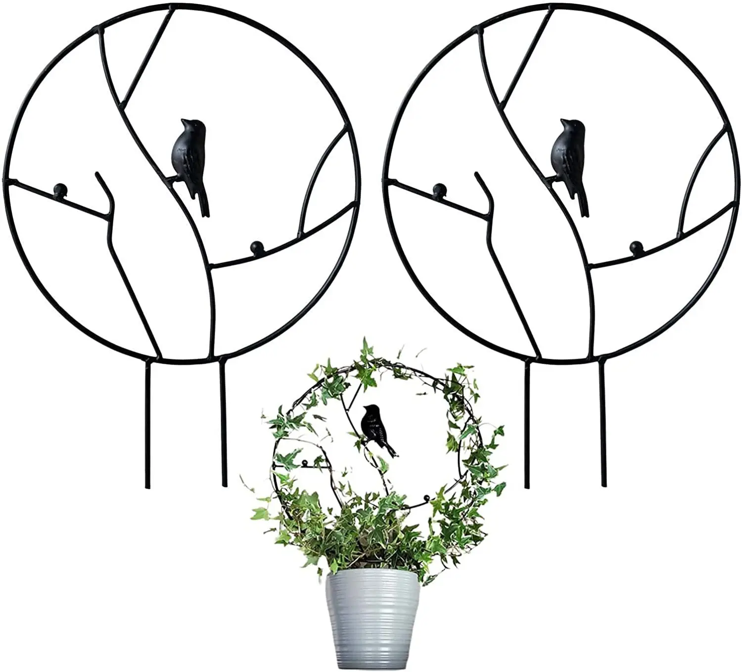 

DIY Plant Iron Art Climbing Vine Climbing Grid Frame Bonsai Support Plant Bird Climbing Frame Outdoor or Indoor Plant Shelf