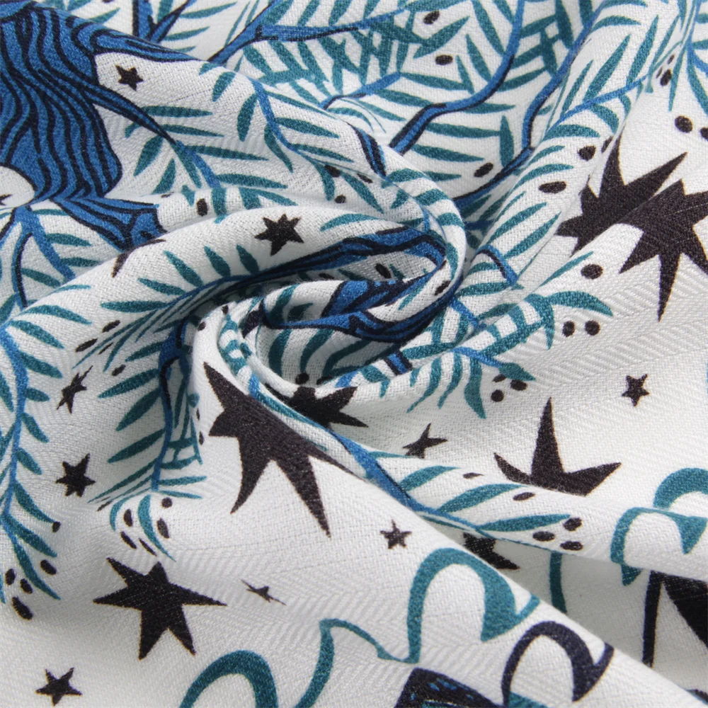 Женский шелковый шарф с принтом в ассортименте