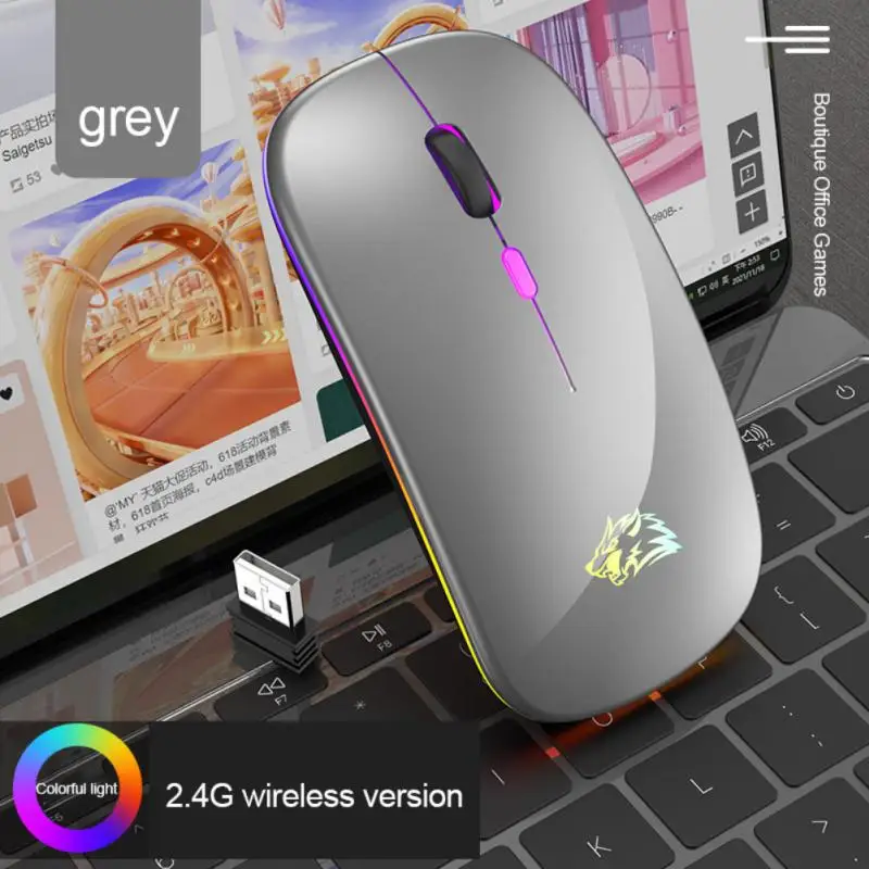 

2023 X15 Wireless Mouse, Mouse And 2.4GHz Rechargeable And Ergonomic Three-modes, Silent Click With USB Receiver