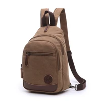 backpack canvas travel bag street fashion trend european and american large capacity outdoor mens and womens cross body bags
