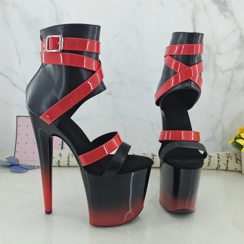 Leecabe 8Inch/20cm Women's Platform party High Heels Shoes Pole Dancing Shoes