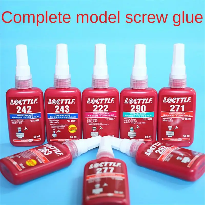 

50ml Anaerobic Glue Screw Lock Adhesive Anti-pressure 243 Glue Wire Sealing Anti-corrosion Sealing Screw Thread Locking 243 Glue