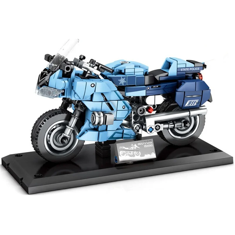 Мотоцикл для пересеченной местности модель города технические строительные