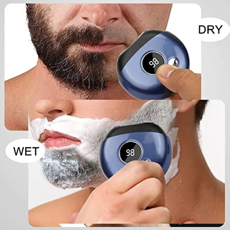 

Mini Shaver, Portable Electric Shaver Mini Travel Shaver with Saving Power Design , USB Rechargeable Water-Proof Electric Shaver