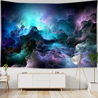 psychedelic color tapestry mandala wall hanging marble home decor background tapestry for living room bedroom
