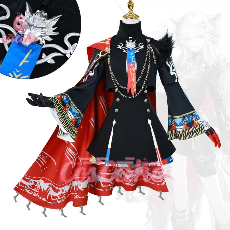 Костюм для косплея Arknights Lappland униформа на Хэллоуин карнавал вечеринку Рождество