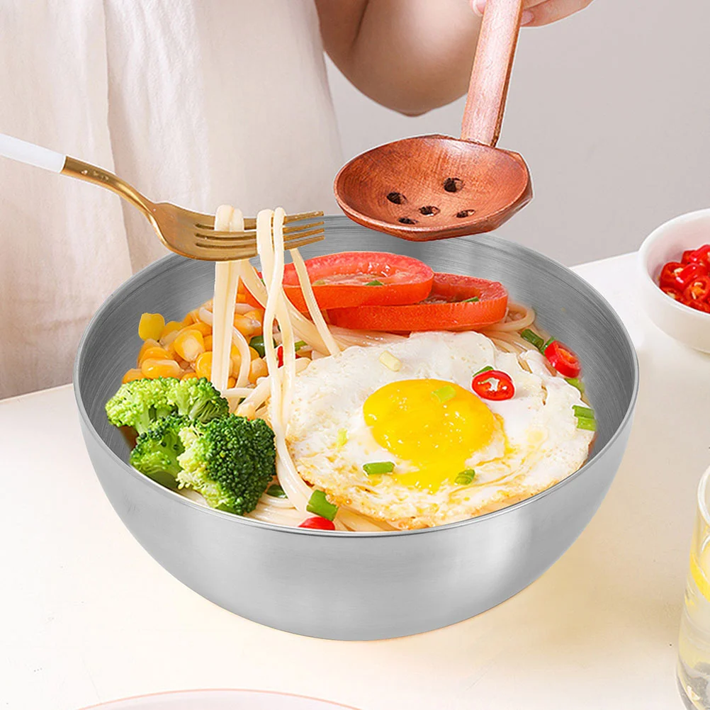 2 шт. салатница из нержавеющей стали кухонный гаджет контейнер для еды домашняя