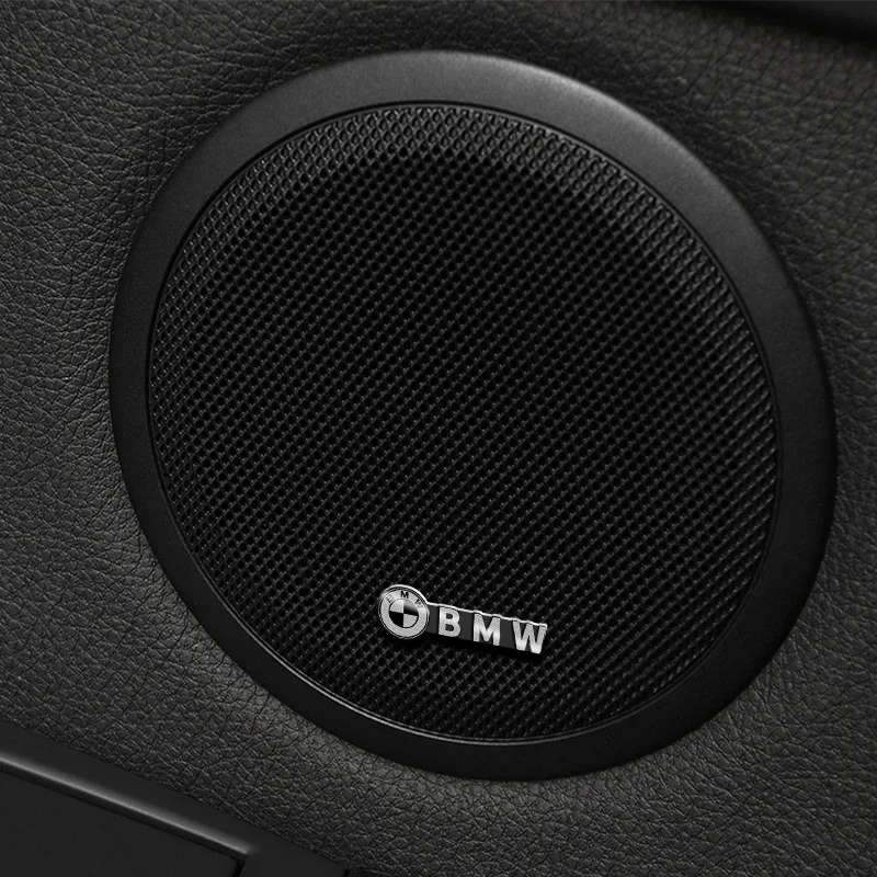 4 шт. автомобильное аудио украшение 3D алюминиевый значок эмблема наклейки для BMW X1