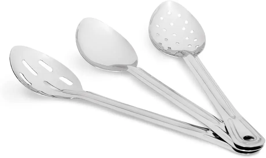 

Artisan Set of serving spoons, 33 cm, silver