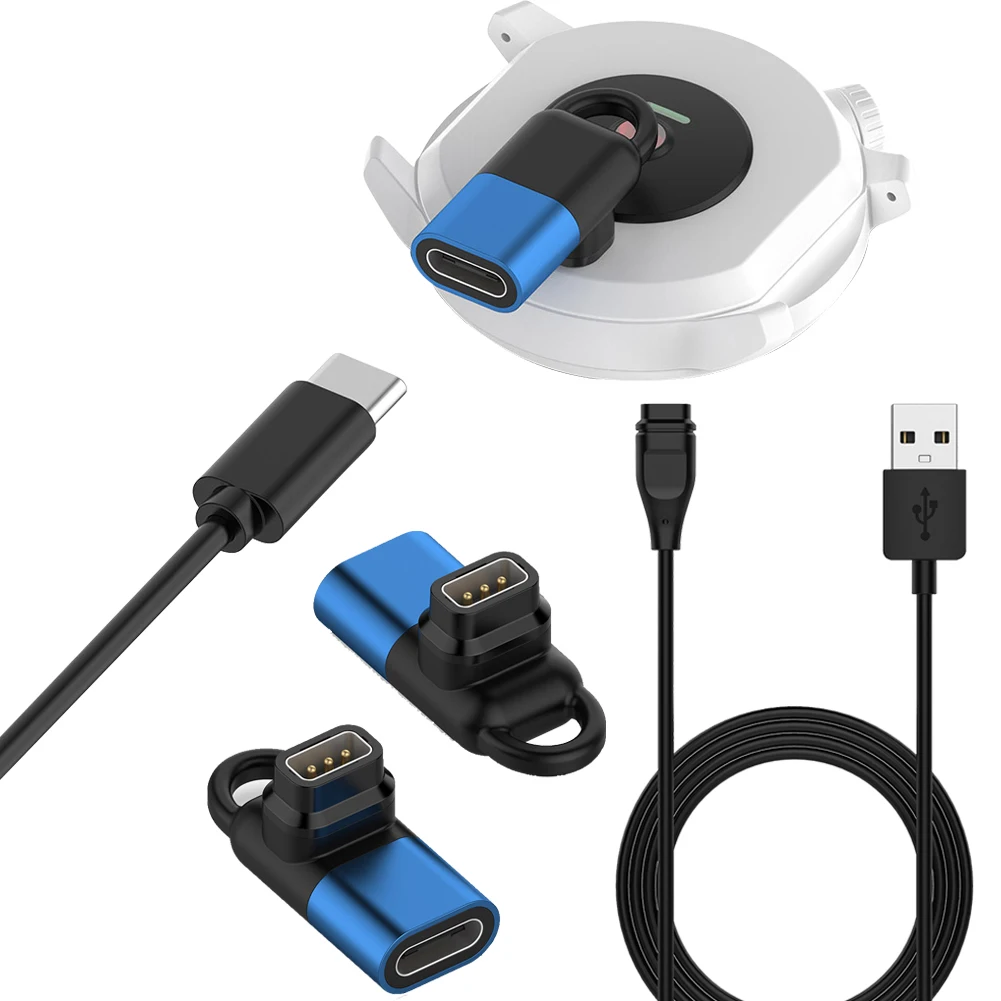 Переходник для зарядного устройства с разъемом типа C/Micro USB/IOS «мама» для смарт-часов COROS PACE2 APEX Pro/VERTIX