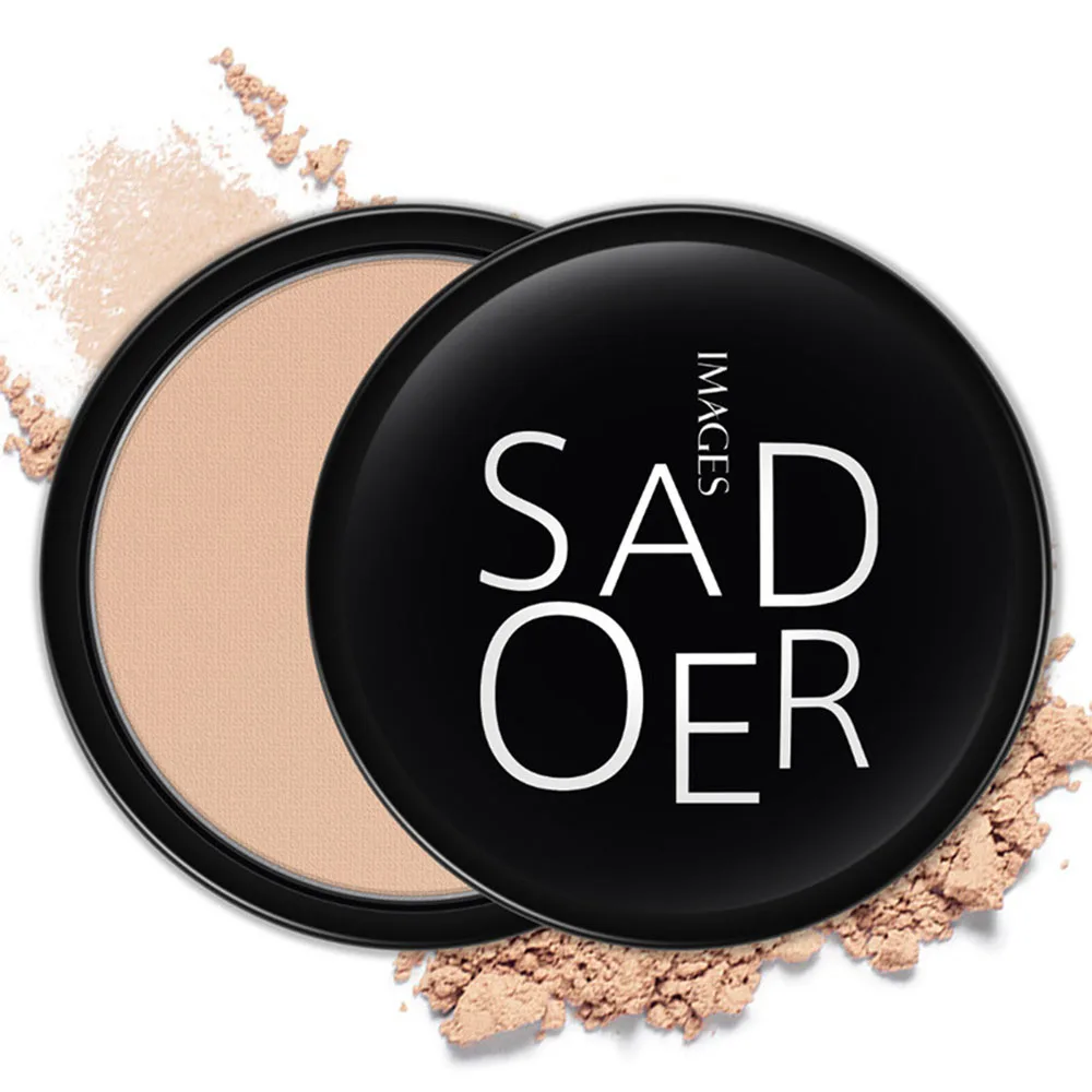 

Sdotter 3 Colors Face Pressed Powder Long-Term Oil Control Natural Foundation Powder Smooth Finish Concealer Setting Powder Faci