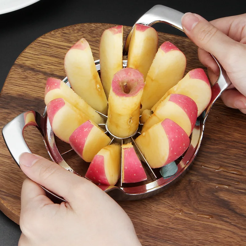 

Creative Multi-Function 304 Stainless Steel Slicers Cut Apple Device Kitchen Gadgets Apple Cutter Corer Slicer
