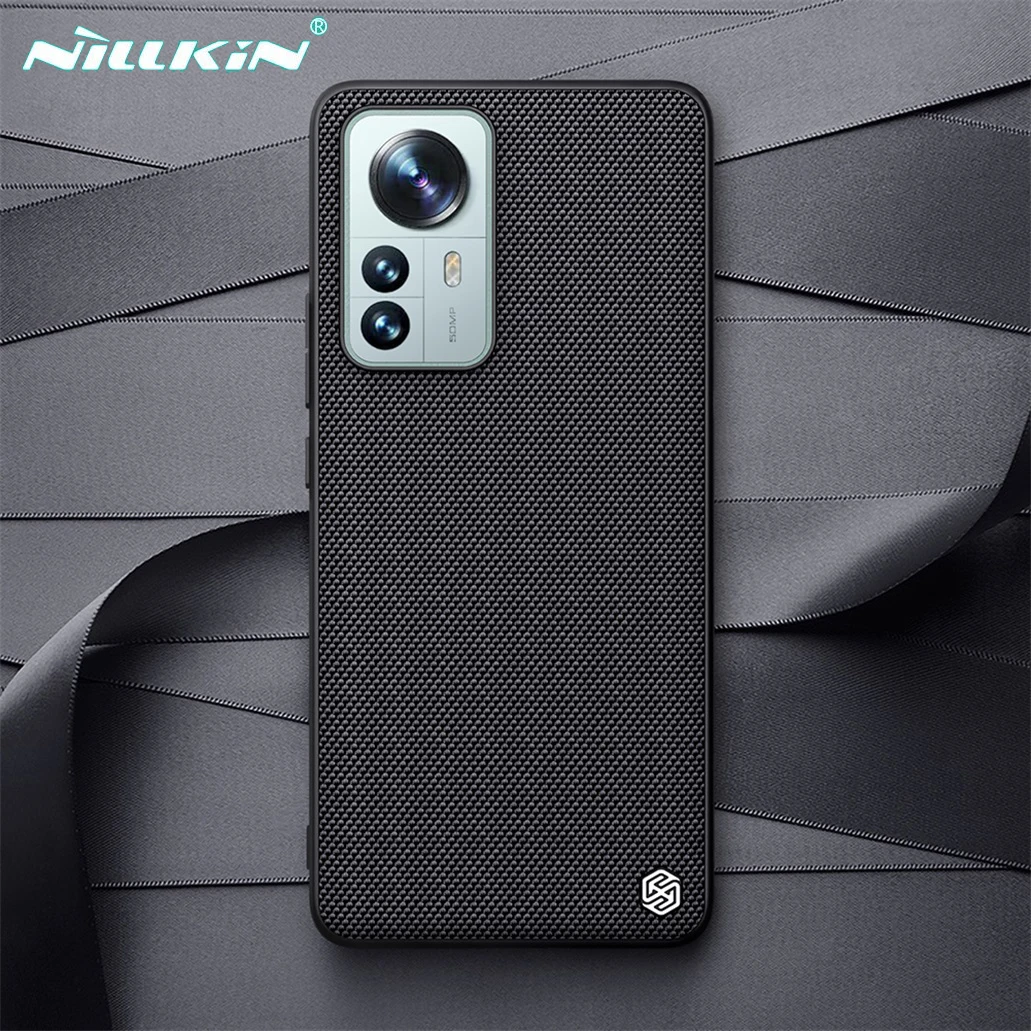 

For Xiaomi Mi 12 Pro Case NILLKIN Textured Nylon Fiber Case Material Weaving Non-slip Protective Back Cover For Xiaomi 12 Lite