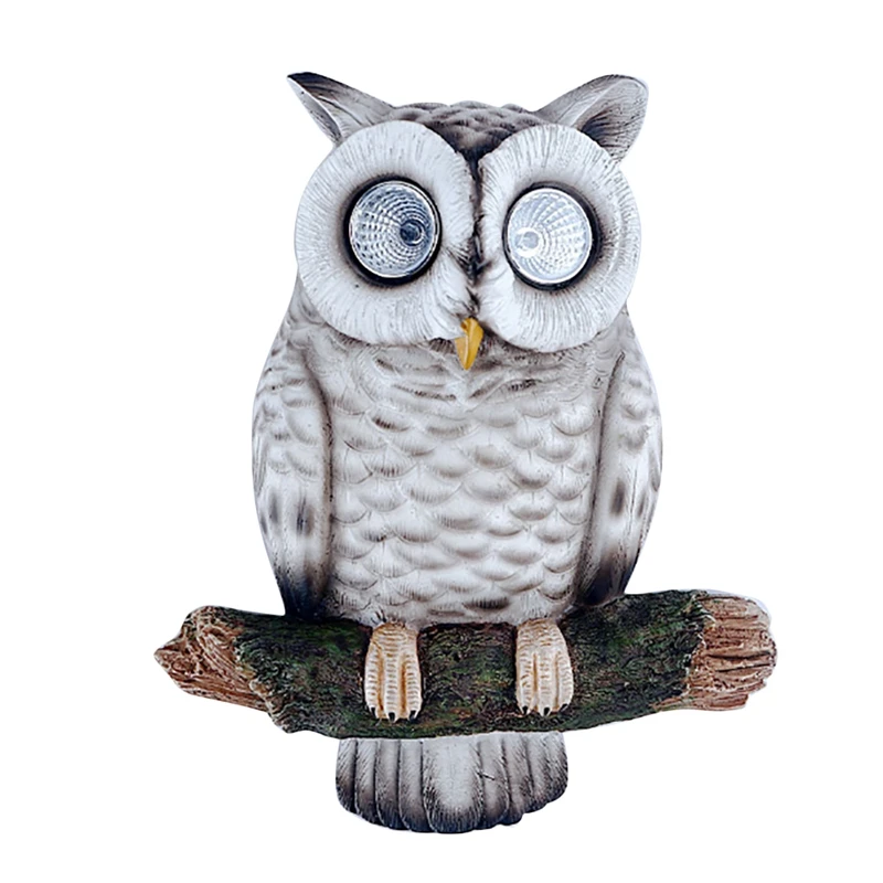 

Modern Home Decor Statues Owl Shape Light LED Solar Garden Light Owl Lawn Lamp Solar LED Lights Kawaii Owl Solar Light