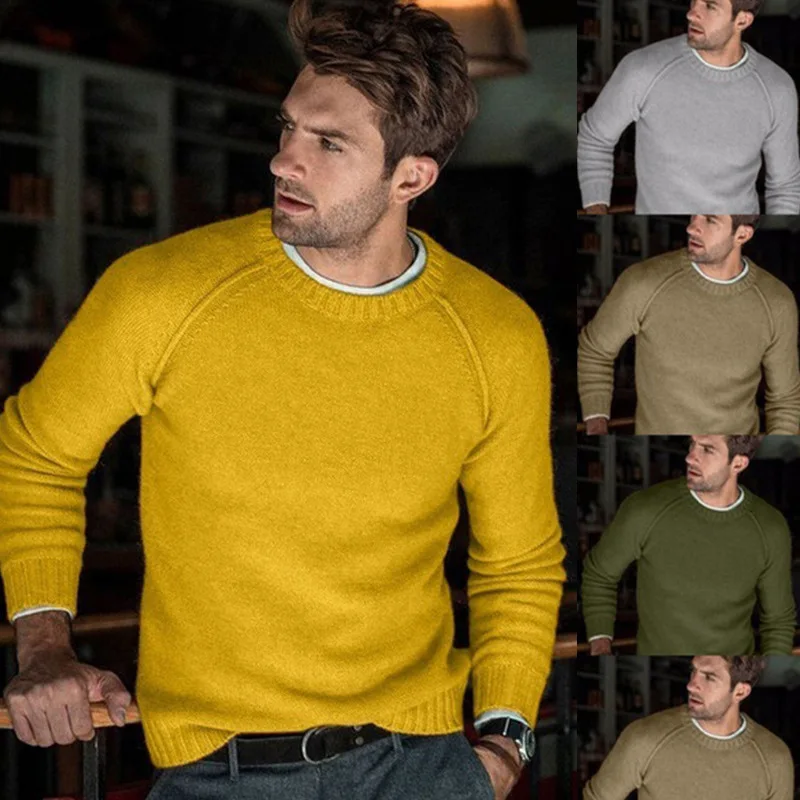 

Autumn And Winter Europe And America Casual Men's Sweater Sweaterr