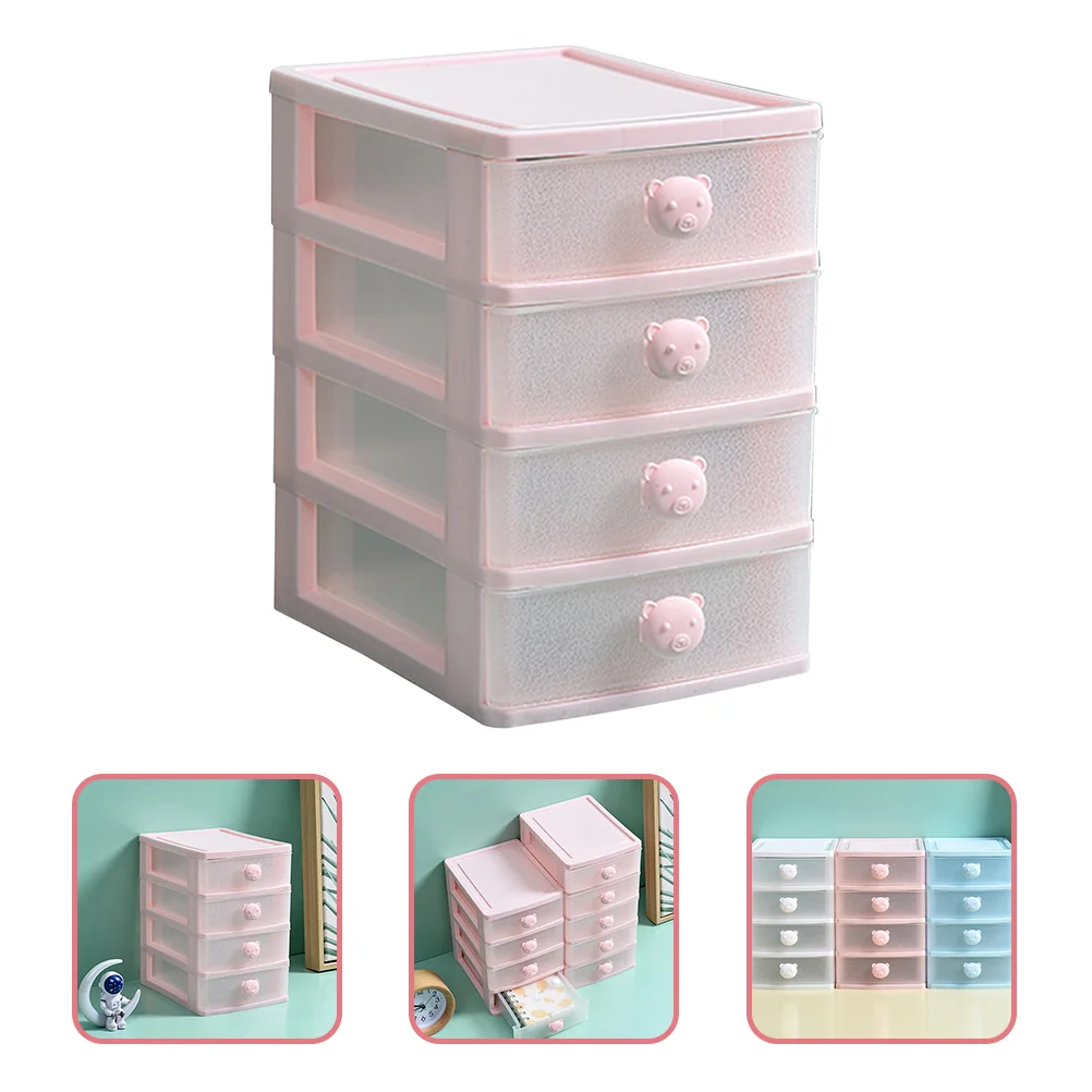 

Drawer Organizer Desktop Drawers Storage Desk Mini Unit Cabinet Box Kitchen Jewelry Case Makeup Stackable Office Multilayer File