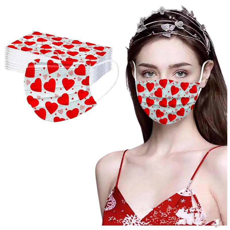 

10pcs Love Hear Mask 2022 Happy Valentine's Day Gifts Party Decoration Romantic Wedding Decoration Valentines Day Anniversary