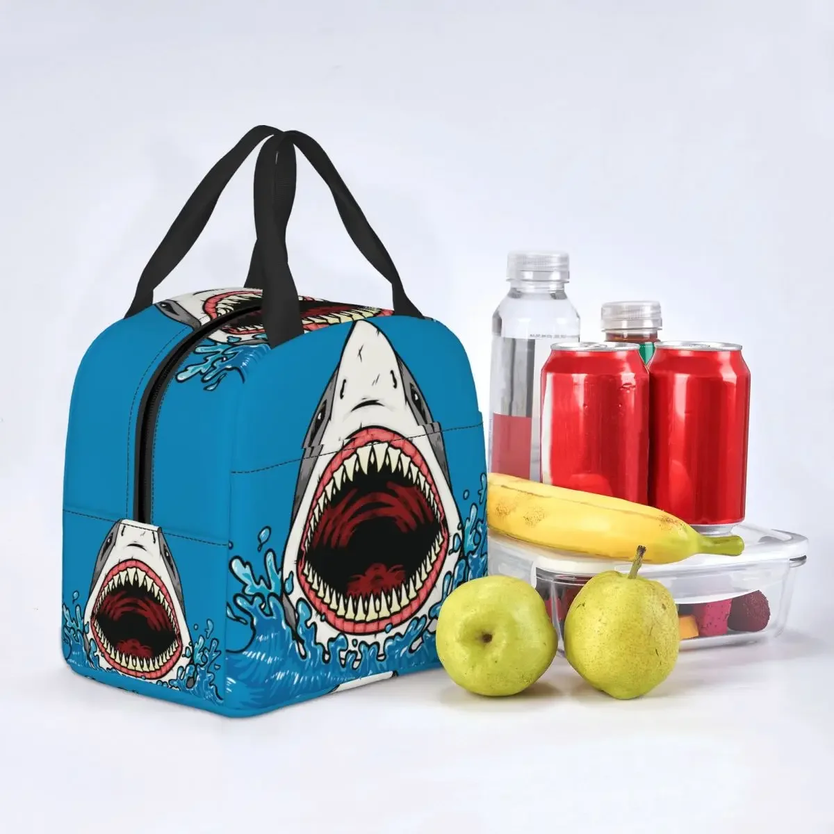 Женская водонепроницаемая термоизолированная сумка для ланча с изображением