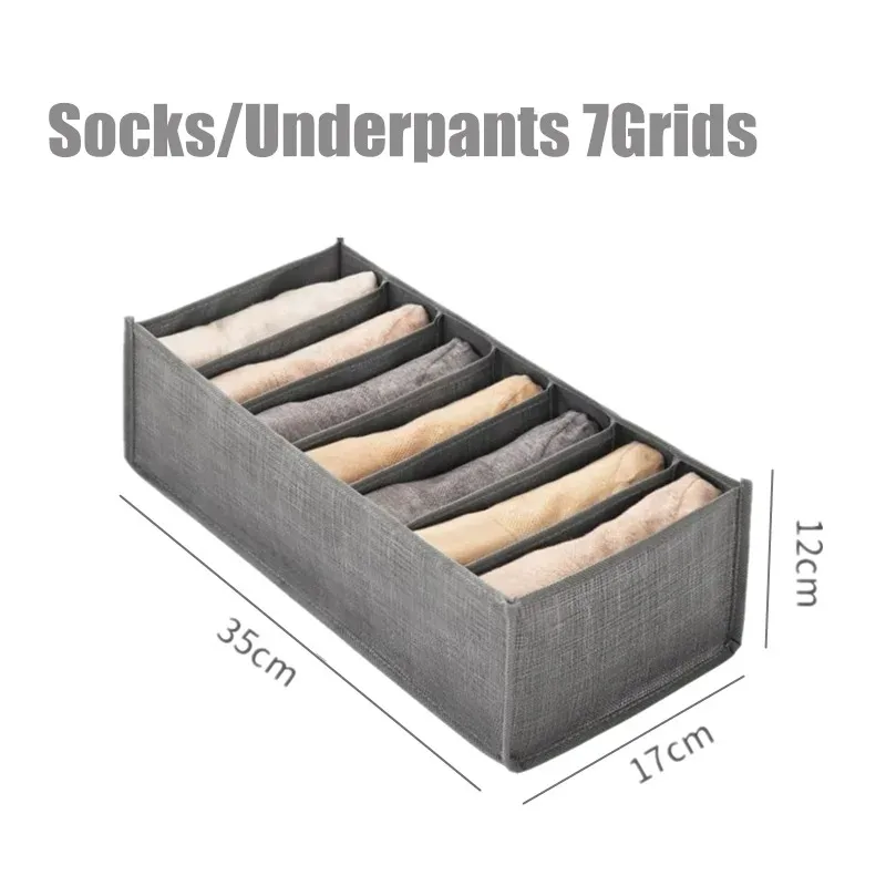 

Нетканый органайзер для одежды, 6 секций, темно-серый