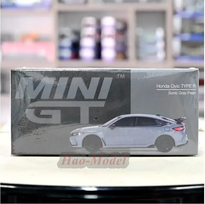 TSM MINIGT 1/64 для Honda Civic TypeR FL5 2024 модель автомобиля литой под давлением сплав имитация
