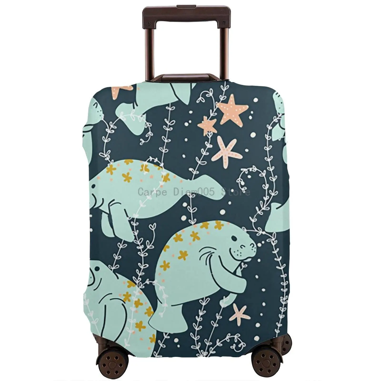 

Sea Cow Star Baggage Suitcase Cover Dustproof Anti-Scratch Suitcase Protector For Wheeled Trunk Case 18-32 Inch