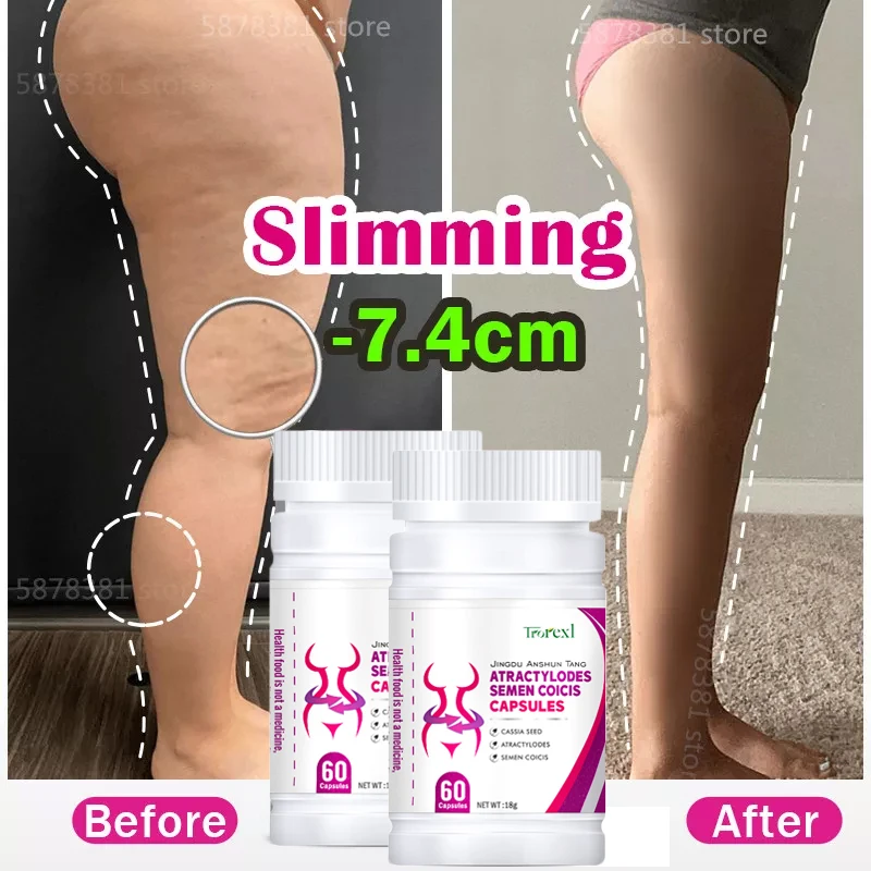 

Fat Burning Body Slimming Diet Pills Detox Belly Fat Decreased Appetite Enzyme Keto Powerful Weight Loss Cellulite Capsule 60pcs