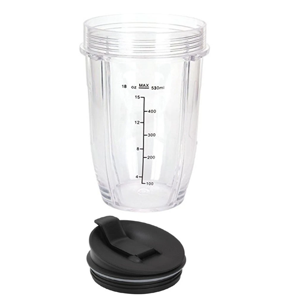 for Nutri Ninja 18 Oz Cup with 2 Sealing Caps, Suitable for 