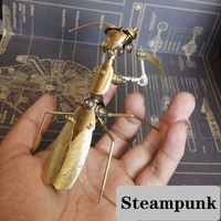 steampunk metal insect model mechanical mantis handmade diy kit vintage crafts collect mechanic enthusiast office metal ornament