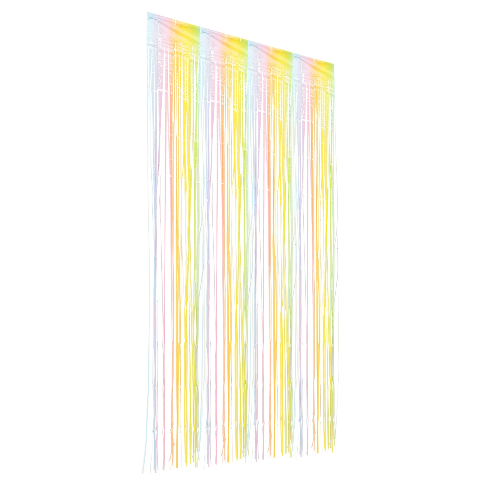 

Wedding Decorations Ceremony Foil Curtain Stripe Bachelorette Party Birthday The Pet Plastic Fringe Backdrop