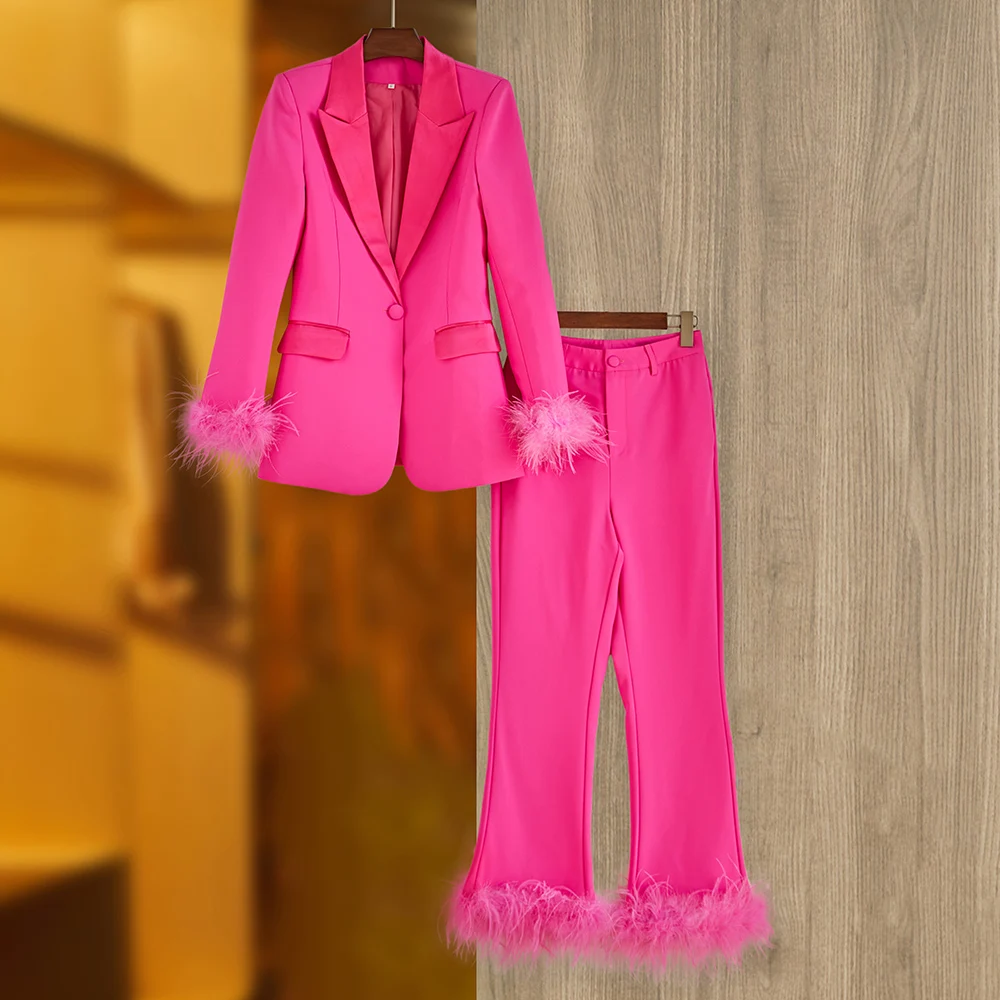 

Женский блейзер и брюки в стиле пэчворк