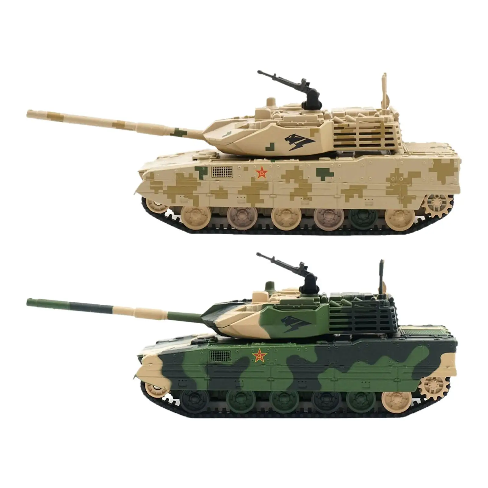 

1:64 Scale Light Tank Model Reconnaissance Vehicles Miniature Diecast Alloy for Gift Party Favors Miniature Scene Boys Children