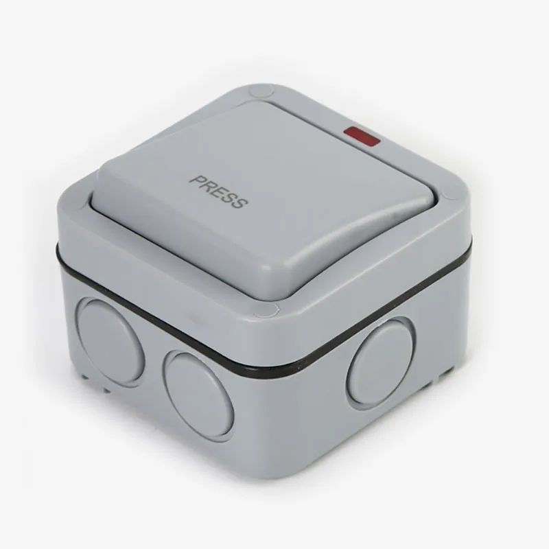 Настенный уличный водонепроницаемый пыленепроницаемый выключатель IP66 1/2