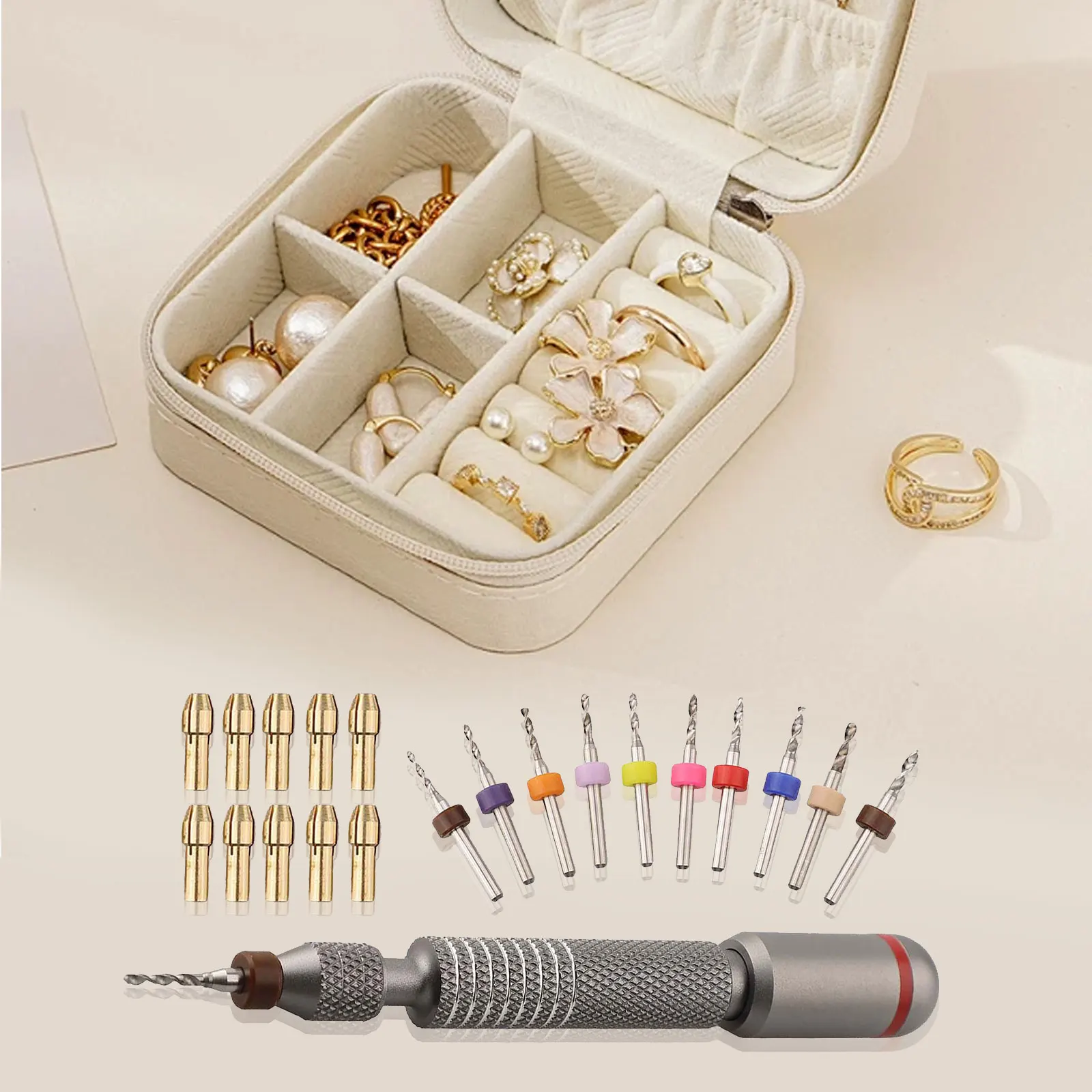 21 шт./компл. мини-набор ручных сверл ручные тиски деревообрабатывающие для модели