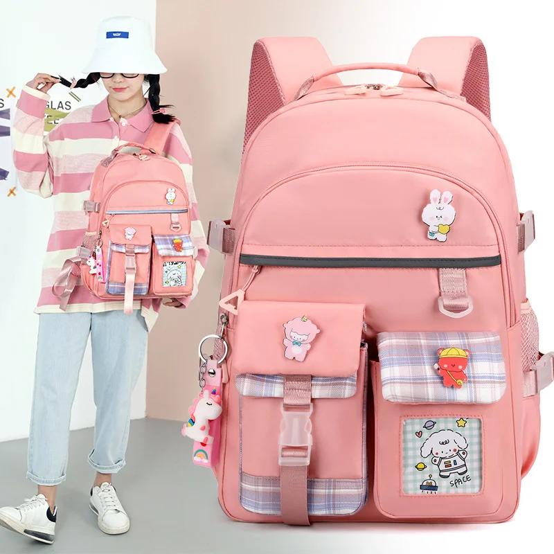 Модный водонепроницаемый рюкзак из нейлона для женщин, Красивая Женская дорожная сумка для ноутбука, милый студенческий рюкзак для книг