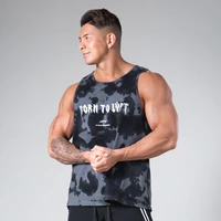 summer new muscle fitness brothers weightlifting mens fitness vest casual gym sleeveless vest