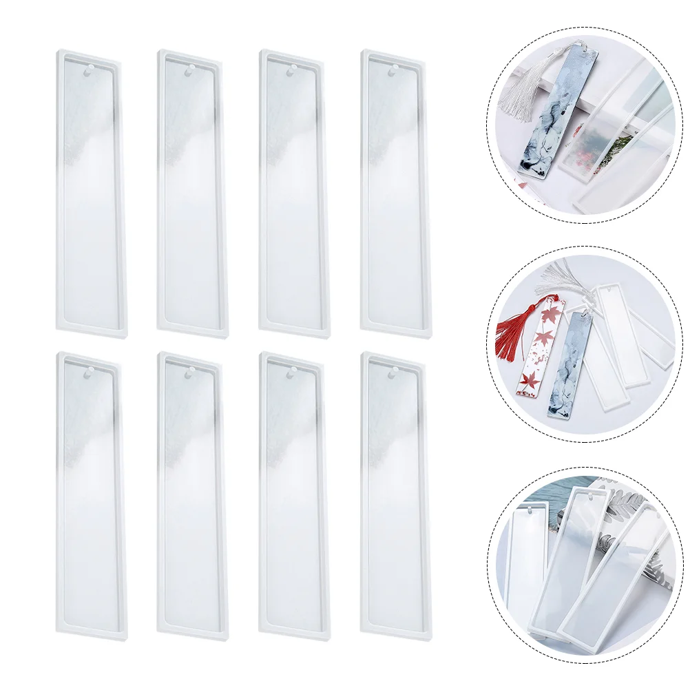 

8Pcs Mold Rectangular Mould Epoxy Maker