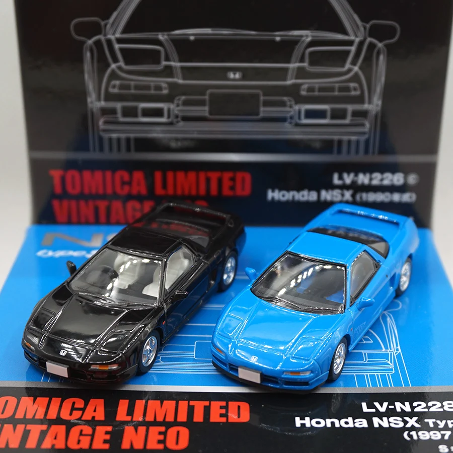 Модель автомобиля Tomytec tlv 1:64 n226c/n228c Honda nsx 90/97 литье под давлением