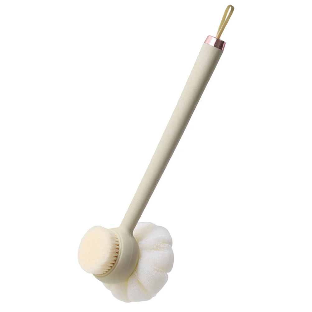 

Bath Soft Brush Shower Body Loofah Stick Scrubbers Use Household Cleaning Sponges Take Handle